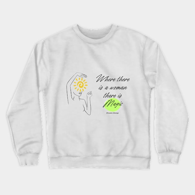 Magic World's Women Crewneck Sweatshirt by ArtaMeybodi